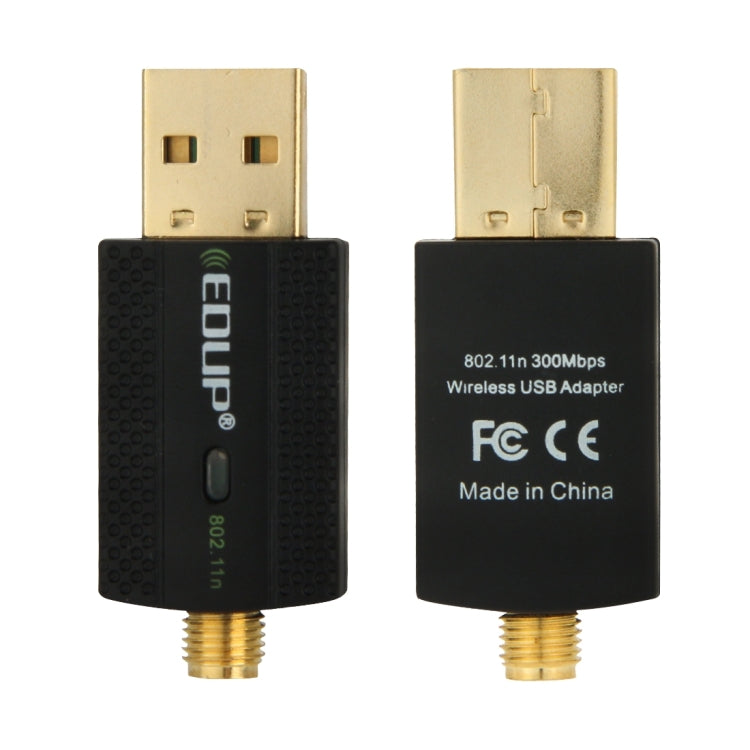EDUP EP-N1581 Mini USB Wifi 802.11n/g/b 300Mbps 2.4GHz Wireless Adapter External Antenna, EP-N1581 EDUP EP-N1581 Mini USB Wifi 802.11n/g/b 300Mbps 2.4GHz Wireless Adapter External Antenna, EP-N1581